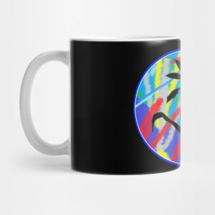 flower graffiti pop Mug